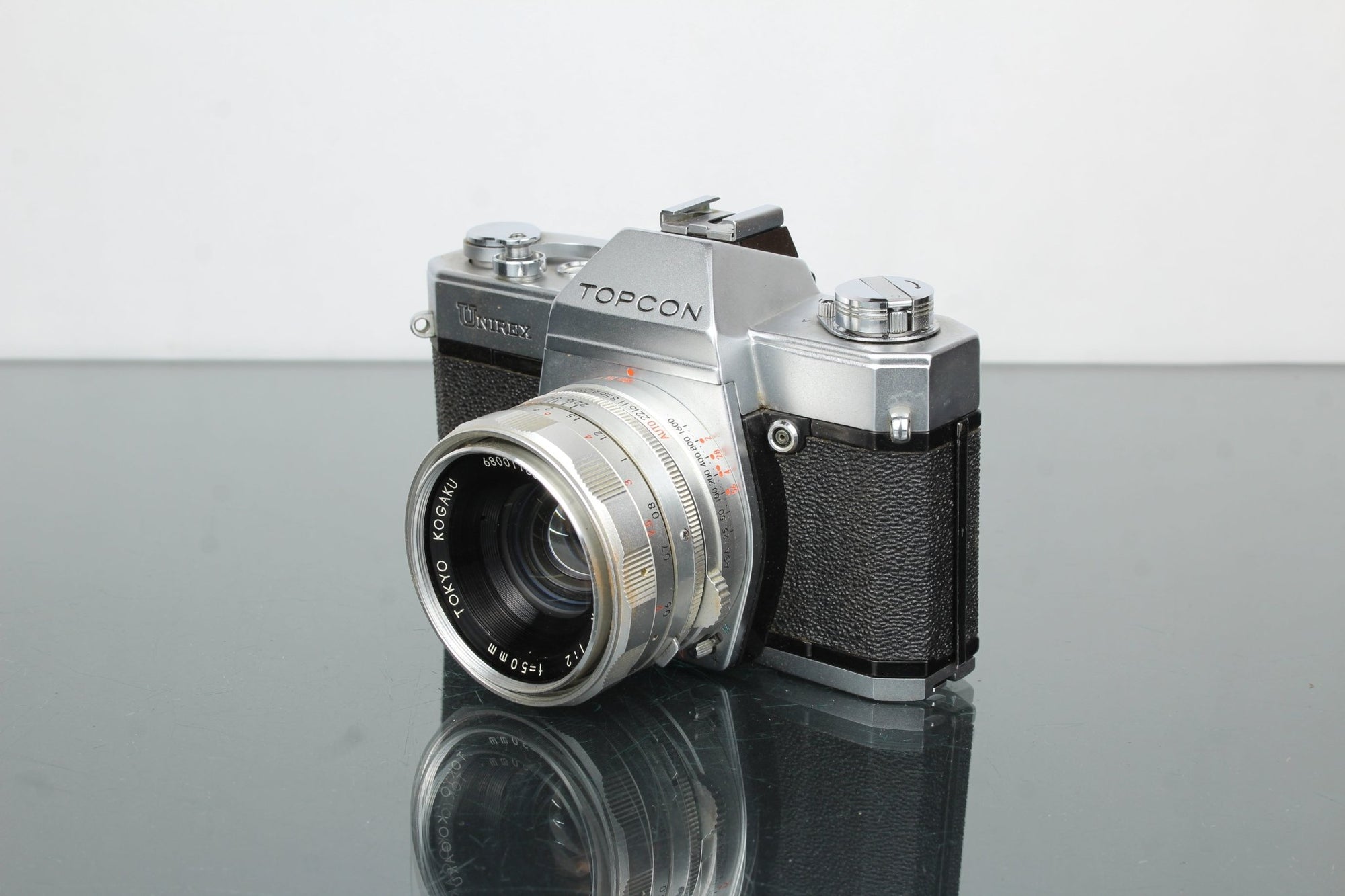 TOPCON unirex + UV topcor 1:2 f=50mm lens - Dutch|Thrift
