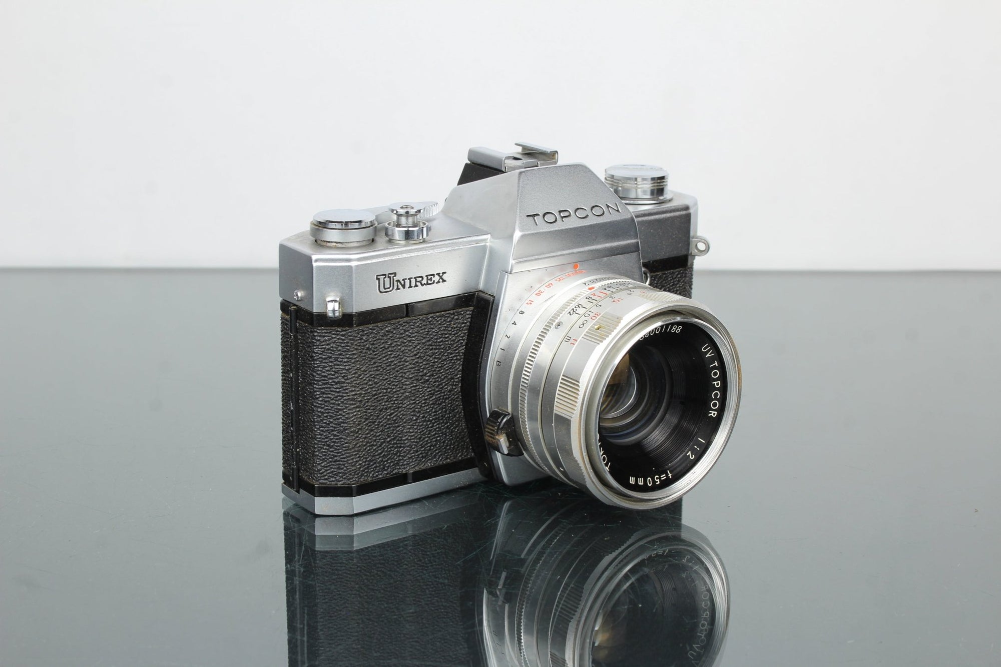 TOPCON unirex + UV topcor 1:2 f=50mm lens - Dutch|Thrift