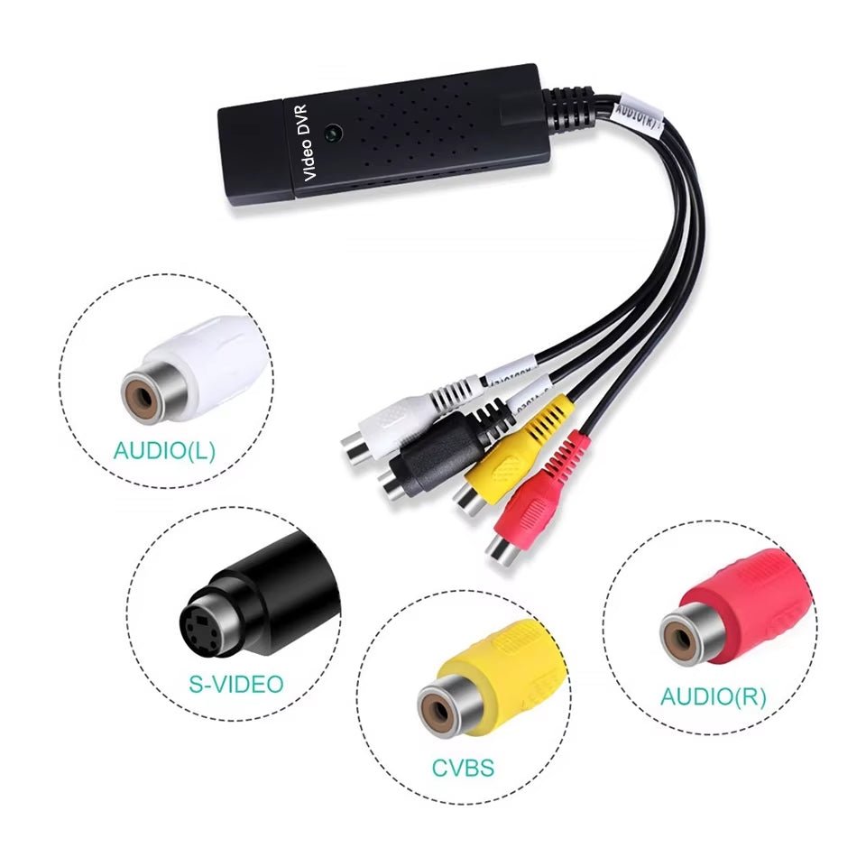 USB 2.0 Video Capture cable – RCA/S - Video to Digital Converter - Dutch|Thrift